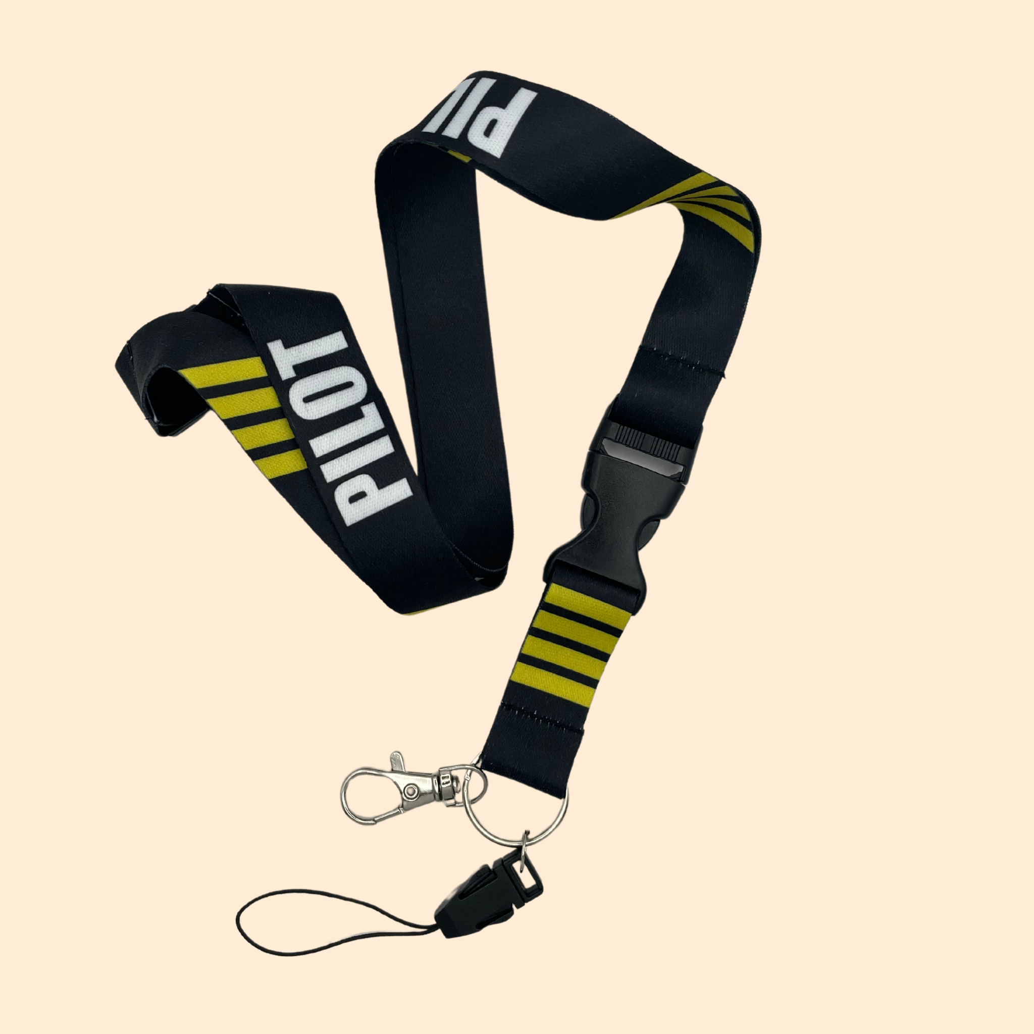 "Pilot" Neck Warmer Black/Yellow